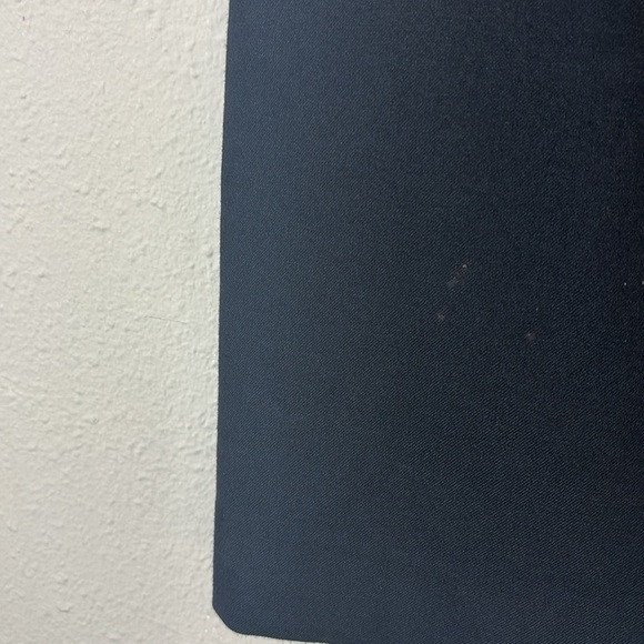 J. Crew Suiting Black Sheath Dress Ruffle Neck Wool Blend size 0 - Picture 12 of 12